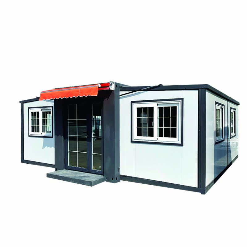 Assembled two bedroom home prefab expandable container house with low price