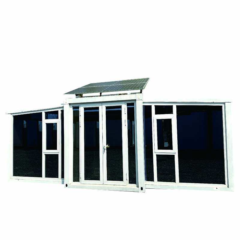 High quality 20ft 40ft expandable container house with solar energy